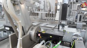 macchina pick and place per l'industria alimentare