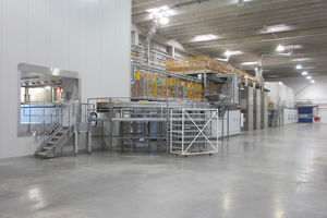 linea di produzione di pane di fette biscottate