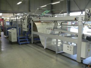 macchina per la produzione di sacchi in plastica