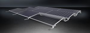 sistema di fissaggio per impianti fotovoltaici per tetto piano