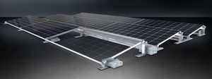 sistema di fissaggio per impianti fotovoltaici per tetto piano