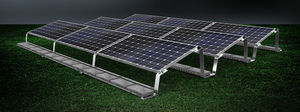 sistema di fissaggio per impianti fotovoltaici a terra