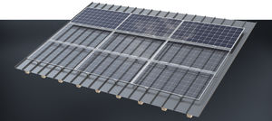 sistema di fissaggio per impianti fotovoltaici su tetto