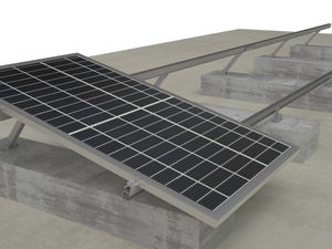 sistema di fissaggio per impianti fotovoltaici per tetto piano