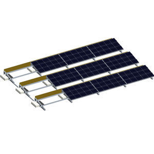 sistema di fissaggio per impianti fotovoltaici per tetto piano