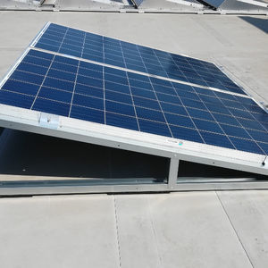 sistema di fissaggio per impianti fotovoltaici per tetto piano