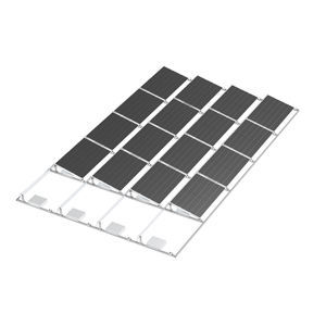 sistema di fissaggio per impianti fotovoltaici per tetto piano