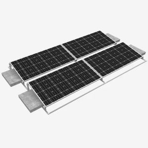 sistema di fissaggio per impianti fotovoltaici per tetto piano