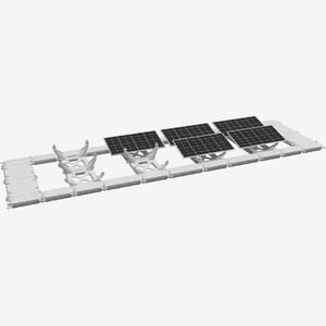 sistema di fissaggio per impianti fotovoltaici galleggiante