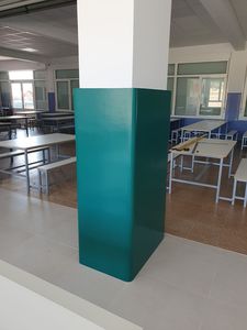 protezione di colonna quadrata