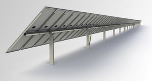 inseguitore solare monoassiale