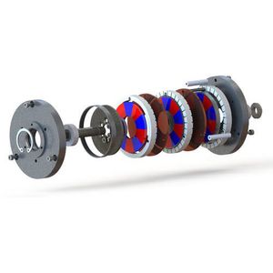motore coppia a flusso assiale