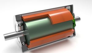 statore per motore elettrico sincrono a magneti permanenti