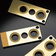piastra di raffreddamento con rivestimento in oro