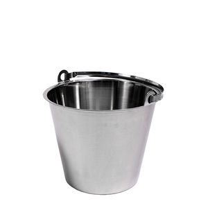 secchio in acciaio inox