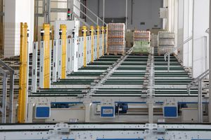 sistema di trasporto per pallet