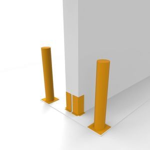 protezione spigolo per stazione di caricamento