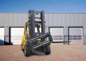 posizionatore di forcella per carrello elevatore