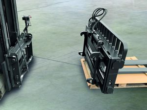 sistema di attacco rapido per carrello elevatore