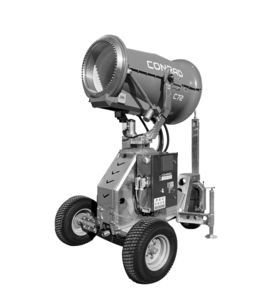 cannone nebulizzatore per l'abbattimento delle polveri