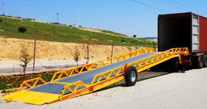 rampa di carico per carrello elevatore