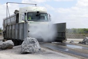 lava-ruote per camion