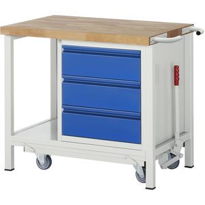 carrello da officina 3 cassetti 1