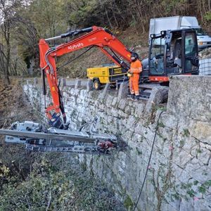 attrezzo di scavo per escavatore