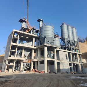 centrale di produzione per intonaci asciutti