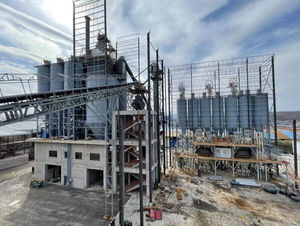 centrale di produzione per intonaci asciutti