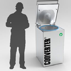trituratore laceratore per rifiuti compatto