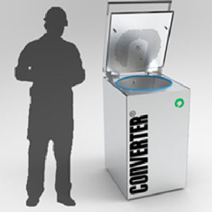 trituratore laceratore per rifiuti compatto