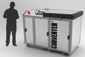 trituratore laceratore per rifiuti compatto