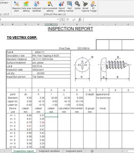 software di visualizzazione, analisi e reporting di misurazione dimensionale