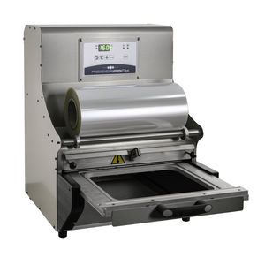 termosigillatrice di vaschette semiautomatica