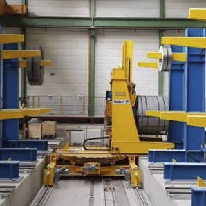 sistema di trasporto di bobine completamente automatico