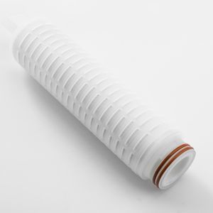 cartuccia filtrante con fibra plissettata
