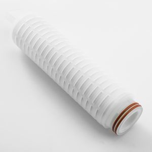 cartuccia filtrante con fibra plissettata