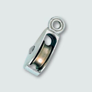 puleggia in ottone nichelato