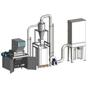 unità di riciclaggio per materie plastiche