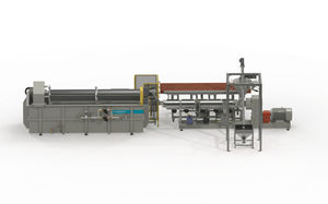 linea di estrusione per legno e plastica