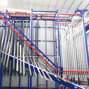 linea di verniciatura a polvere verticale