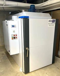 cabina di verniciatura a polvere a filtro