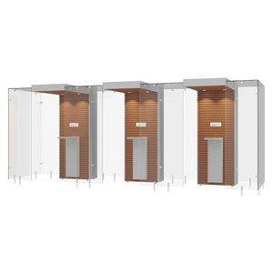 cabina per fumatori con filtri HEPA 1