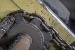 catena di trasporto in acciaio