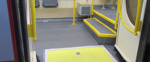 rivestimento del pavimento per treno da incollare