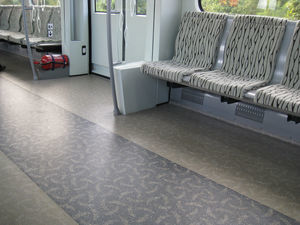 rivestimento del pavimento per treno da incollare