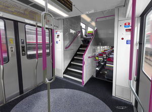 rivestimento del pavimento per treno composito