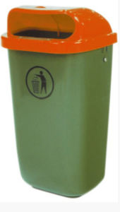 contenitore per rifiuti in plastica