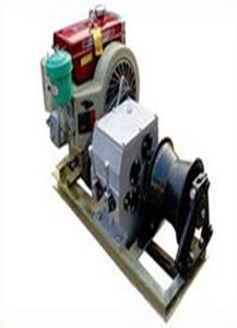 argano con motore diesel